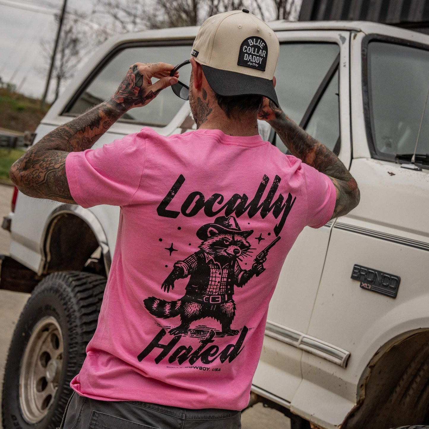 Locally Hated Men's T-Shirt - DIRTY COWBOY USA - Flyclothing LLC