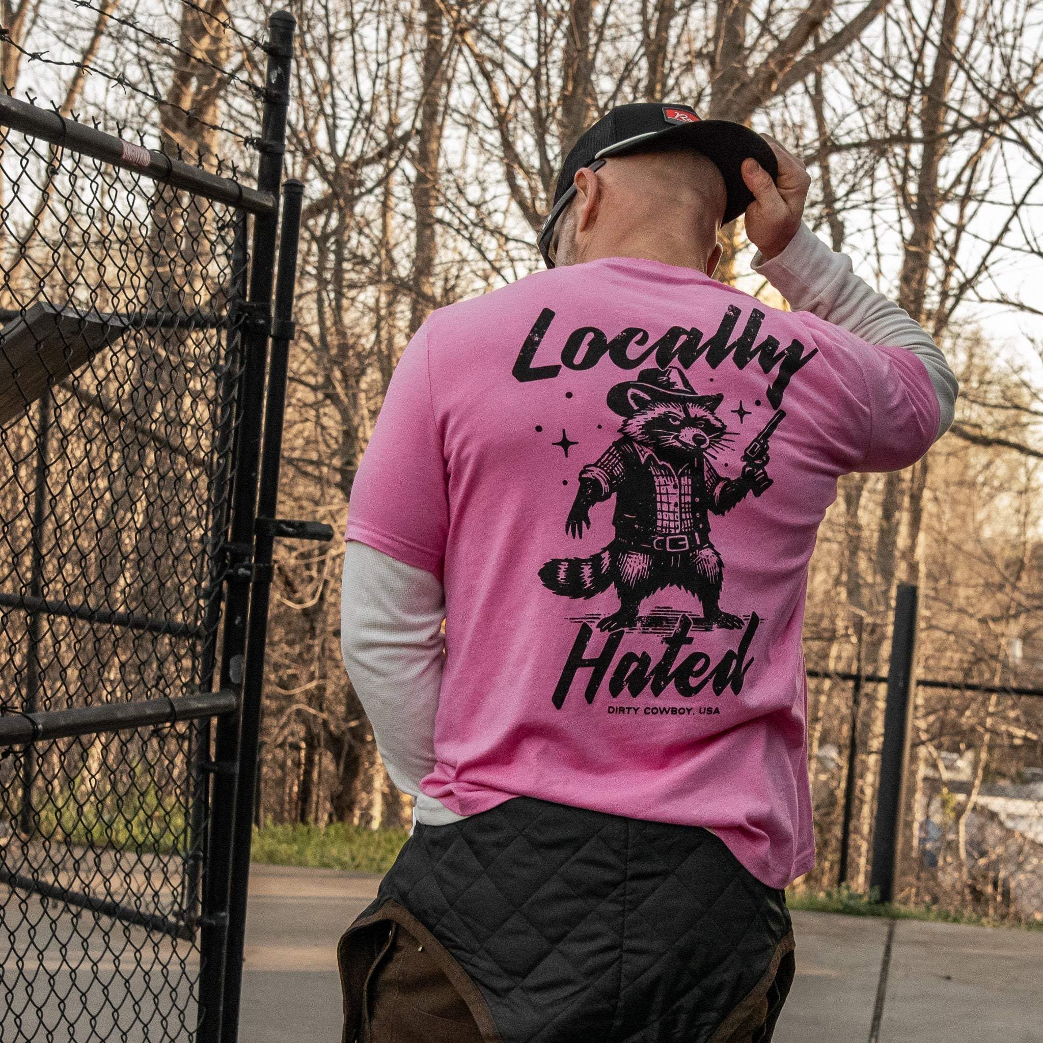 Locally Hated Men's T-Shirt - DIRTY COWBOY USA - Flyclothing LLC