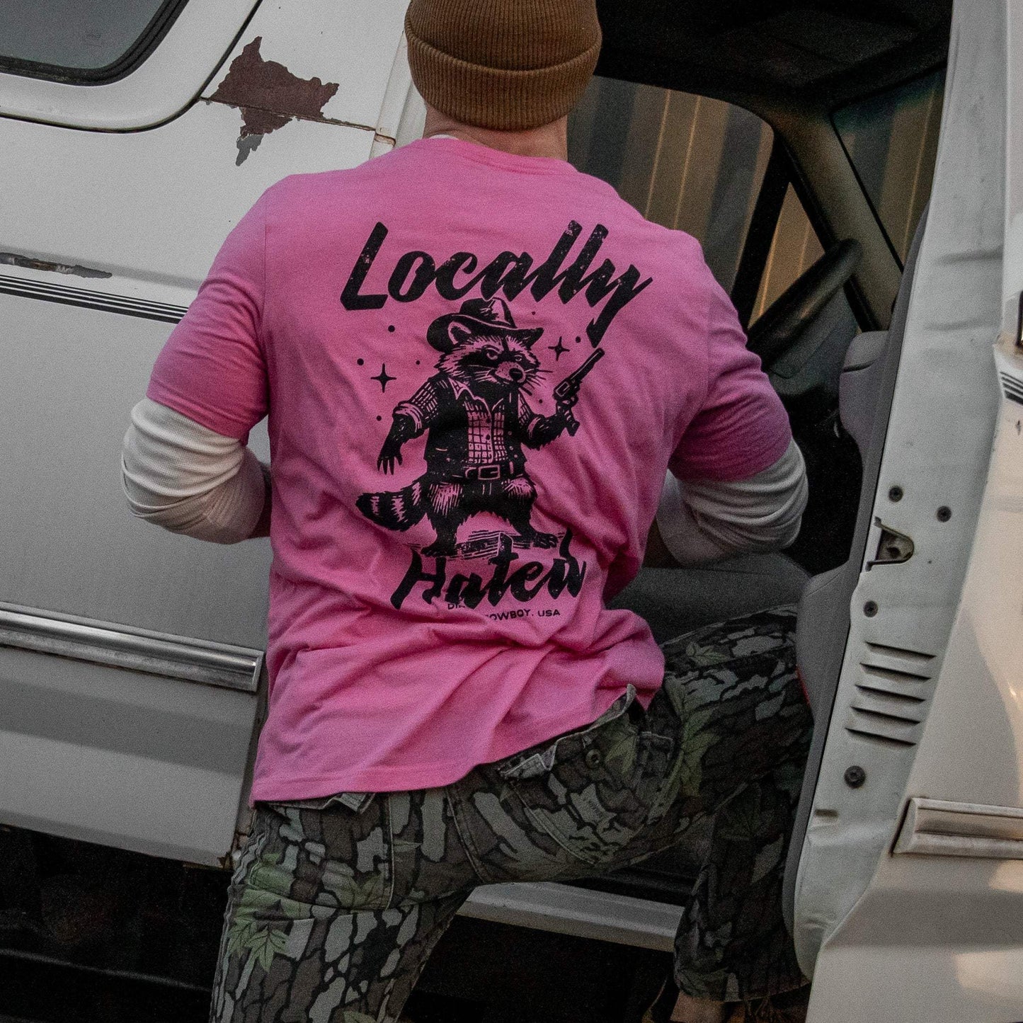 Locally Hated Men's T-Shirt - DIRTY COWBOY USA - Flyclothing LLC