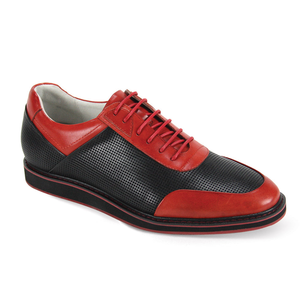 Giovanni Lorenzo Blk/Red Mens Shoe