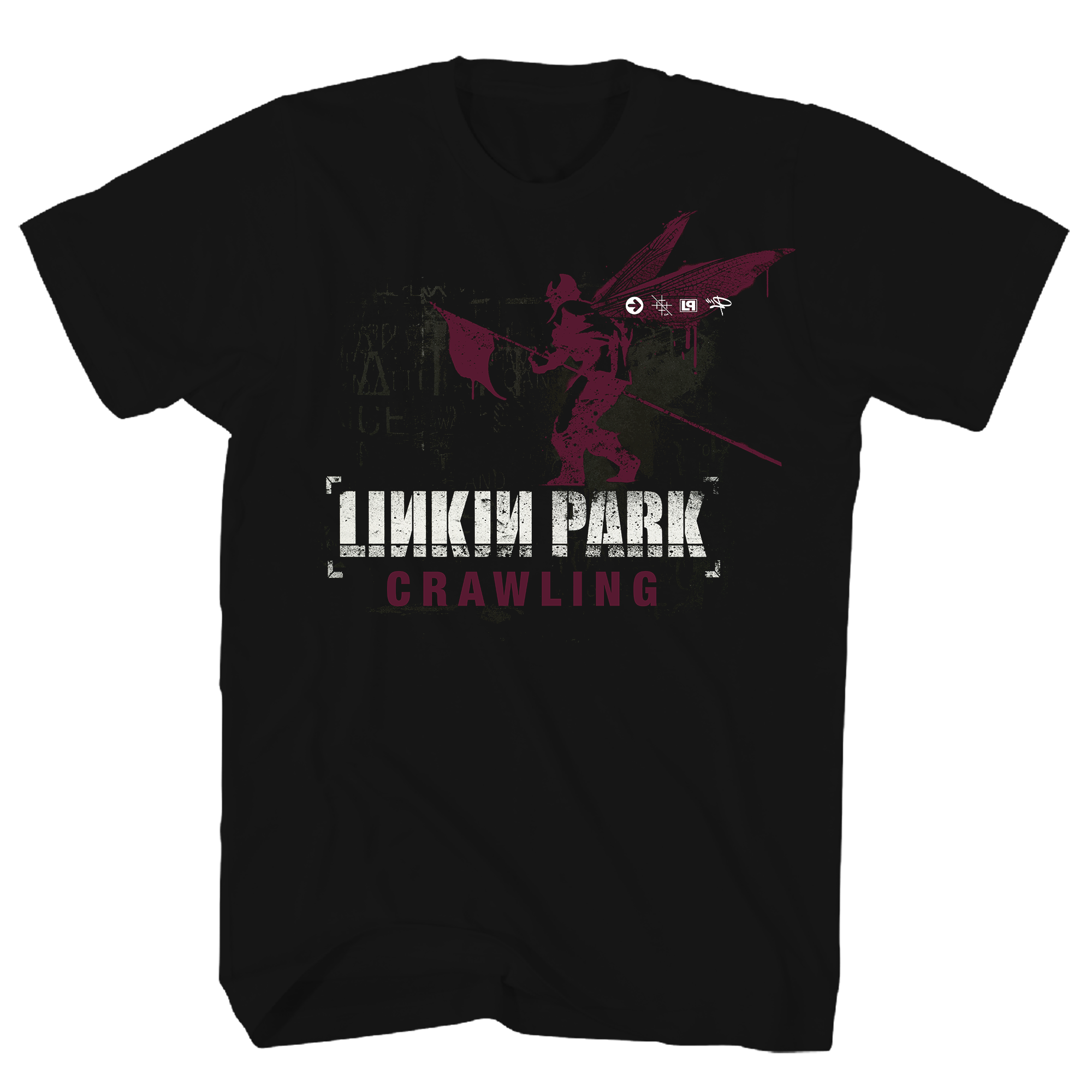 LINKIN PARK CRAWLING BLACK T-SHIRT