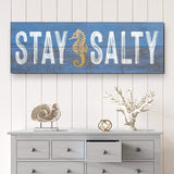 Stay Salty Coastal Sign VII - Tailored Canvases - Flyclothing LLC