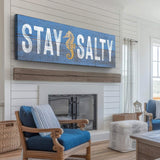Stay Salty Coastal Sign VII - Tailored Canvases - Flyclothing LLC