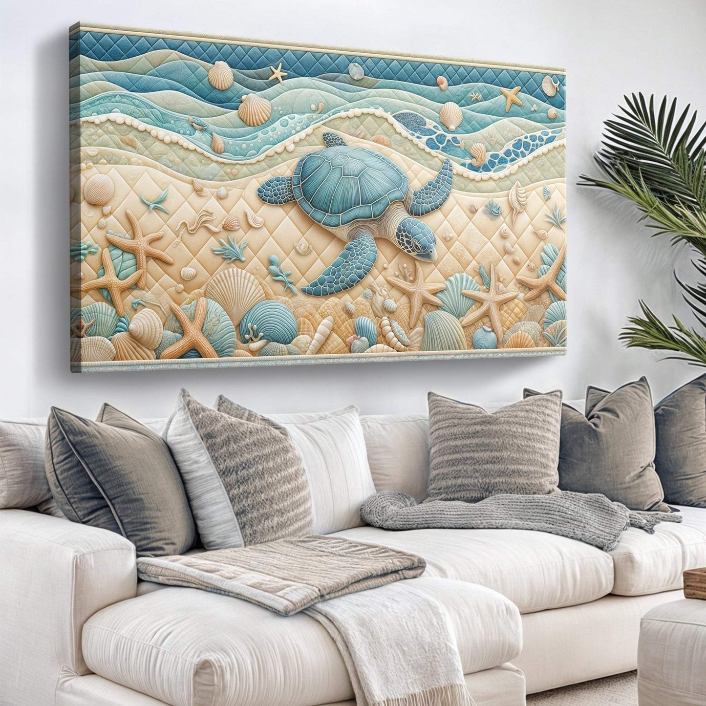 3D Coastal Wall Art IV - Tailored Canvases - Flyclothing LLC