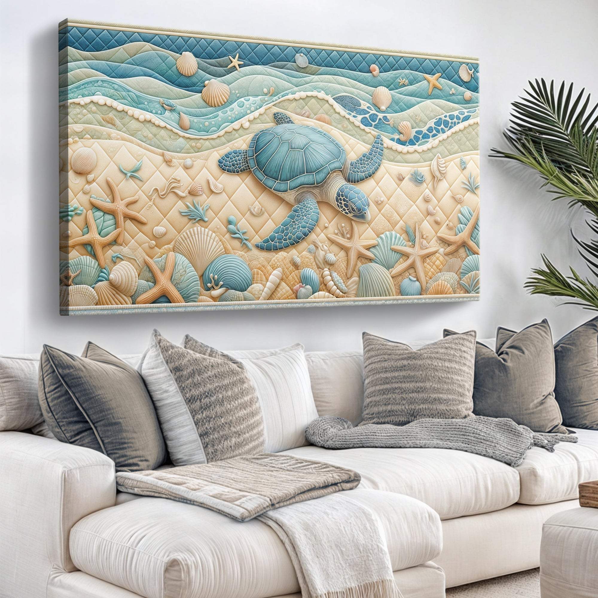 3D Coastal Wall Art IV - Tailored Canvases - Flyclothing LLC
