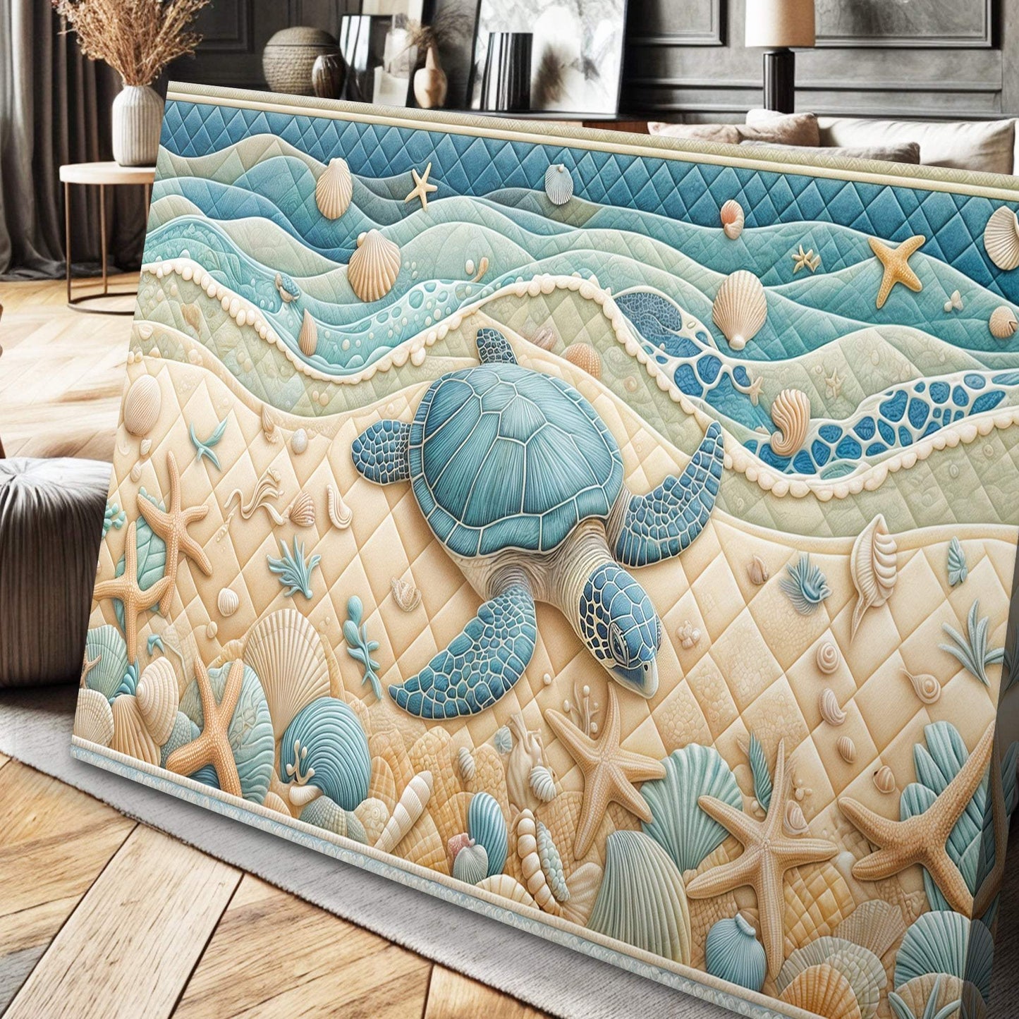 3D Coastal Wall Art IV - Tailored Canvases - Flyclothing LLC