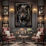 3D Wolf Wall Art II - Tailored Canvases - Flyclothing LLC