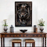 3D Wolf Wall Art II - Tailored Canvases - Flyclothing LLC