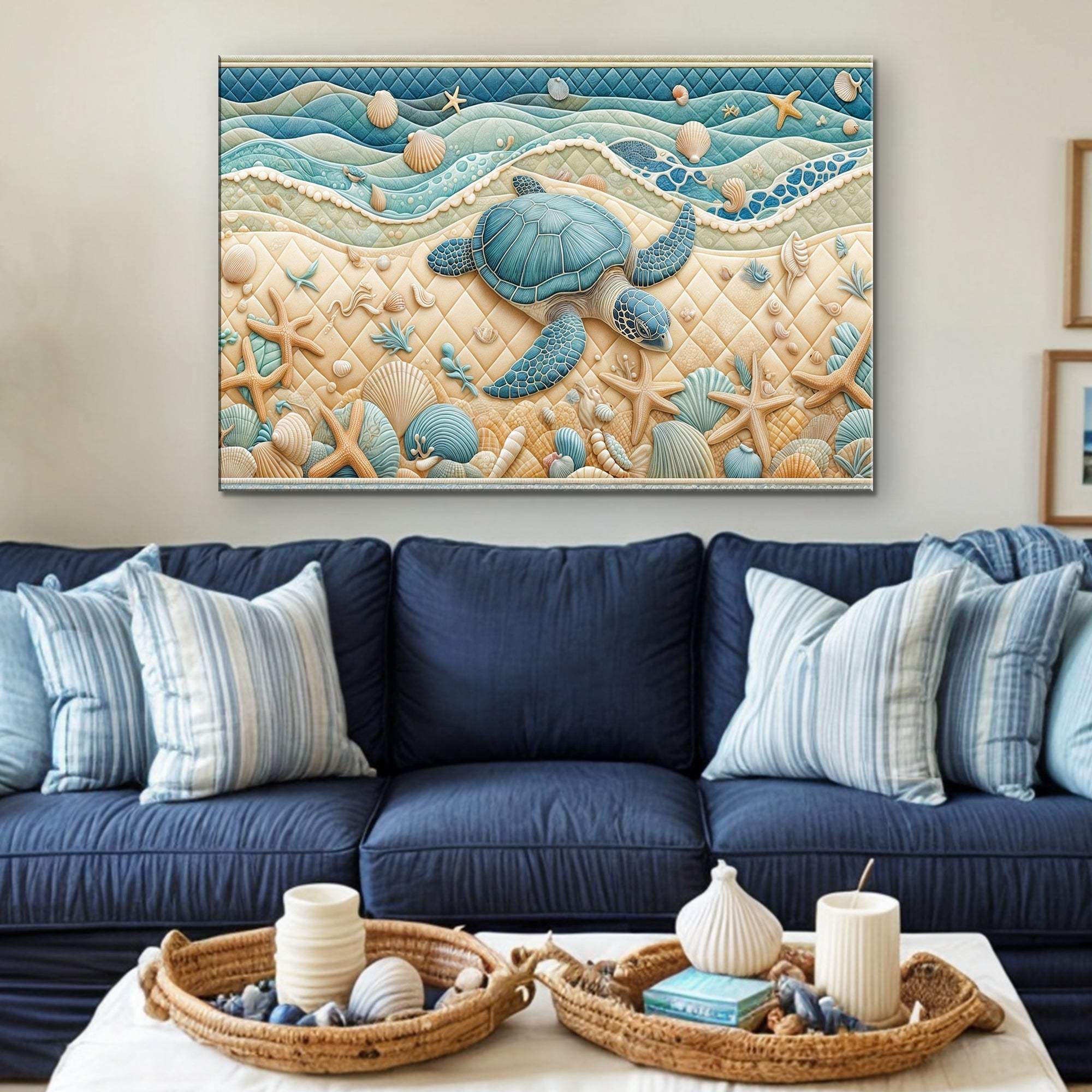 3D Coastal Wall Art IV - Tailored Canvases - Flyclothing LLC