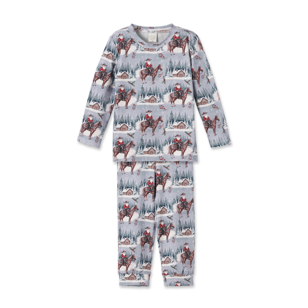 Cowboy Christmas Family Matching Soft Bamboo Pajamas - Tesa Babe - Flyclothing LLC