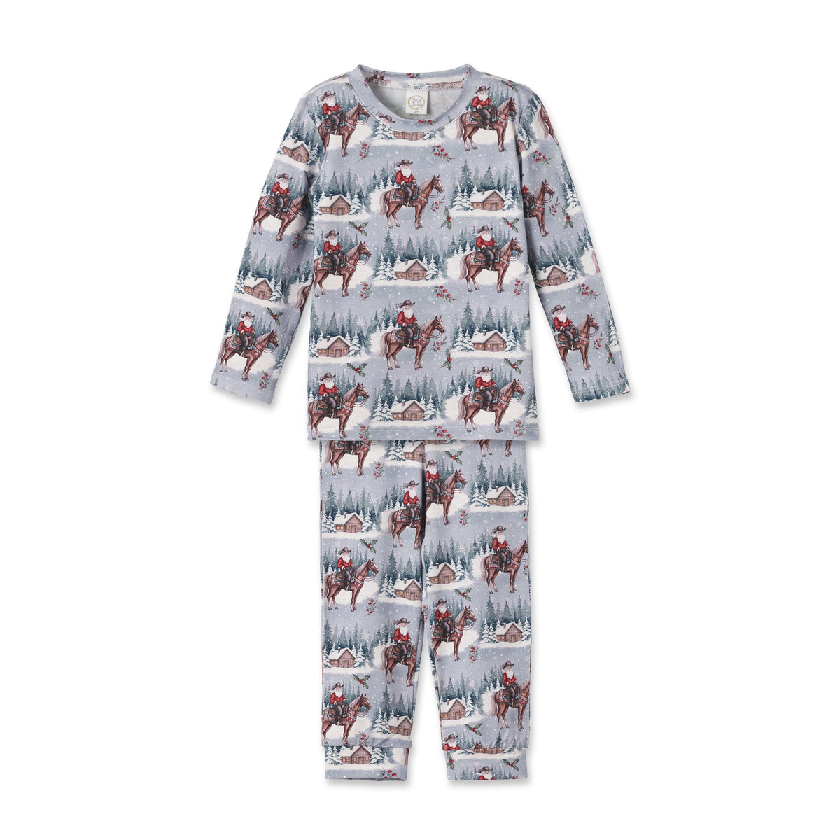 Cowboy Christmas Family Matching Soft Bamboo Pajamas - Tesa Babe - Flyclothing LLC
