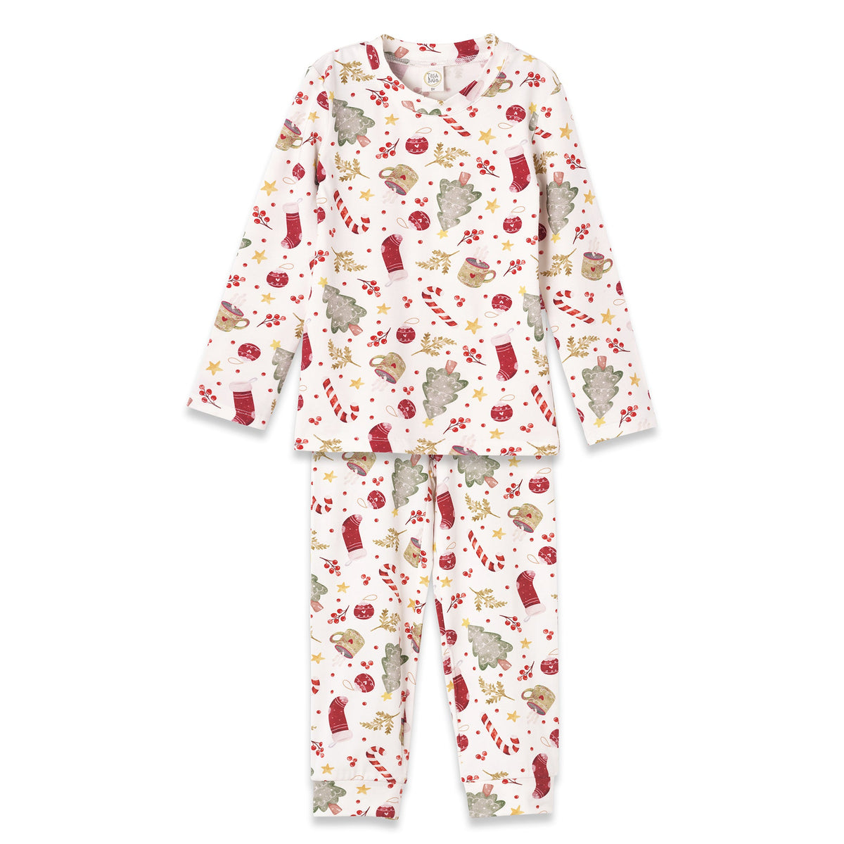 Kids’ Christmas Pajama Set – Soft Bamboo Holiday Sleepwear - Tesa Babe - Flyclothing LLC