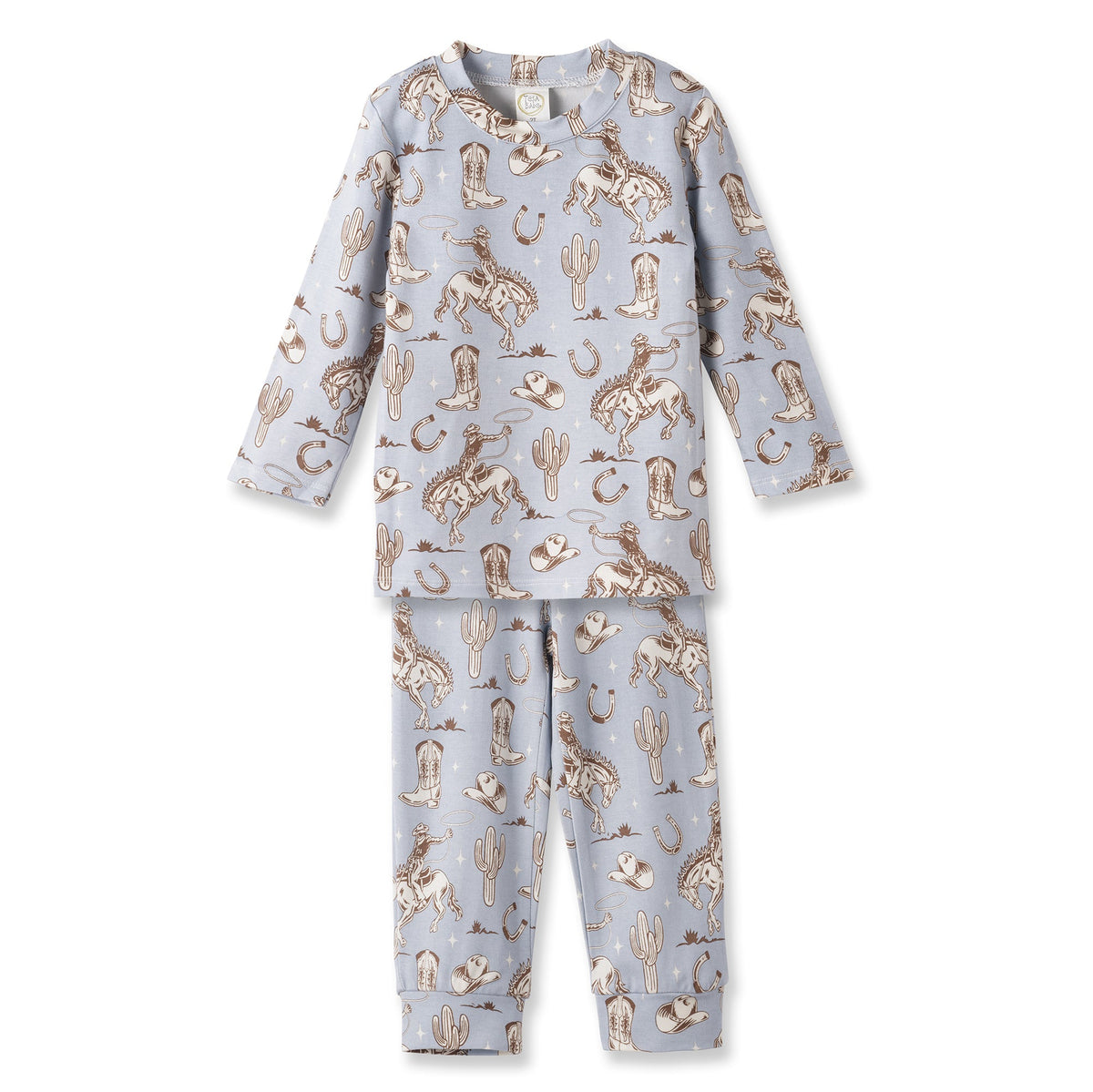 Wild Wrangler Cowboy Western Bamboo Boys Pajama Set 18M-4T - Tesa Babe - Flyclothing LLC