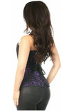 Daisy Corsets Lavish Purple Lace Front Zipper Corset - Daisy Corsets - Flyclothing LLC