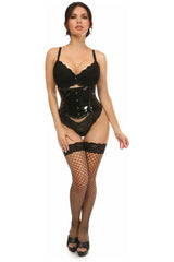 Lavish Black Patent Mini Cincher