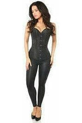 Daisy Corsets Lavish Black Brocade Corset - Daisy Corsets
