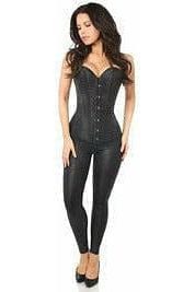 Daisy Corsets Lavish Black Brocade Corset - Daisy Corsets