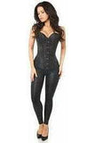 Daisy Corsets Lavish Black Brocade Corset - Daisy Corsets - Flyclothing LLC