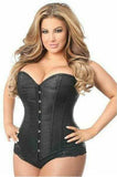 Daisy Corsets Lavish Black Brocade Corset - Daisy Corsets - Flyclothing LLC