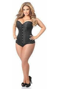 Daisy Corsets Lavish Black Brocade Corset - Daisy Corsets