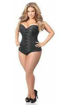 Daisy Corsets Lavish Black Brocade Corset - Daisy Corsets - Flyclothing LLC