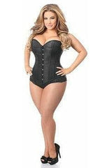Daisy Corsets Lavish Black Brocade Corset - Daisy Corsets
