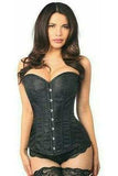 Daisy Corsets Lavish Black Brocade Corset - Daisy Corsets - Flyclothing LLC