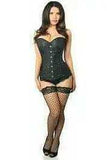 Daisy Corsets Lavish Black Brocade Corset - Daisy Corsets - Flyclothing LLC