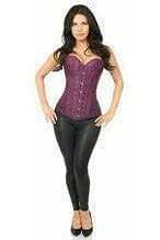 Daisy Corsets Lavish Plum Brocade Corset - Daisy Corsets - Flyclothing LLC