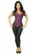 Daisy Corsets Lavish Plum Brocade Corset - Daisy Corsets - Flyclothing LLC