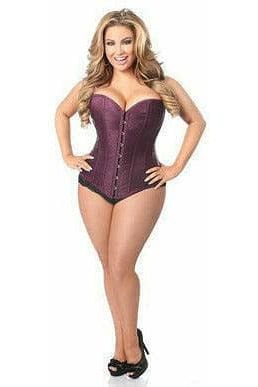 Daisy Corsets Lavish Plum Brocade Corset - Daisy Corsets