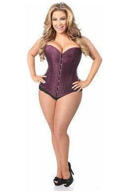 Daisy Corsets Lavish Plum Brocade Corset - Daisy Corsets