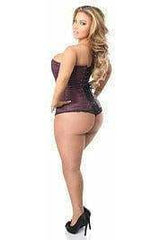 Daisy Corsets Lavish Plum Brocade Corset - Daisy Corsets - Flyclothing LLC