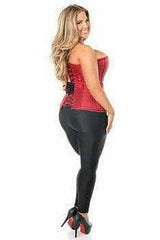 Daisy Corsets Lavish Wine Brocade Corset - Daisy Corsets