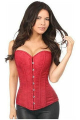 Daisy Corsets Lavish Wine Brocade Corset - Daisy Corsets