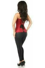Daisy Corsets Lavish Wine Brocade Corset - Daisy Corsets