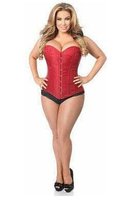 Daisy Corsets Lavish Wine Brocade Corset - Daisy Corsets