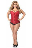Daisy Corsets Lavish Wine Brocade Corset - Daisy Corsets - Flyclothing LLC