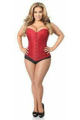 Daisy Corsets Lavish Wine Brocade Corset - Daisy Corsets