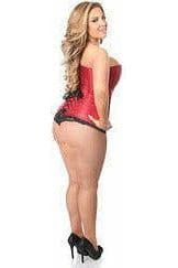 Daisy Corsets Lavish Wine Brocade Corset - Daisy Corsets