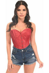 Daisy Corsets Lavish Wine Brocade Corset - Daisy Corsets