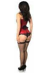 Daisy Corsets Lavish Wine Brocade Corset - Daisy Corsets - Flyclothing LLC