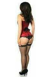 Daisy Corsets Lavish Wine Brocade Corset - Daisy Corsets - Flyclothing LLC