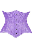 Daisy Corsets Lavish Lt Purple Brocade Waist Cincher Under Bust Corset w/Front Busk Closure