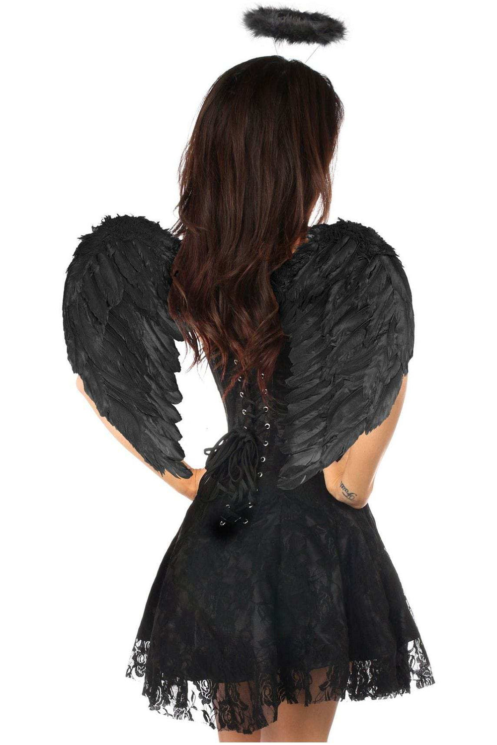 Daisy Corsets Lavish 3 PC Dark Angel Corset Dress Costume - Daisy Corsets - Flyclothing LLC