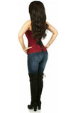 Daisy Corsets Lavish Wine Lace Overbust Corset w/Zipper - Daisy Corsets - Flyclothing LLC