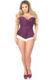 Daisy Corsets Lavish Magenta Lace Overbust Corset w/Zipper - Daisy Corsets - Flyclothing LLC