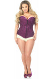 Daisy Corsets Lavish Magenta Lace Overbust Corset w/Zipper - Daisy Corsets - Flyclothing LLC