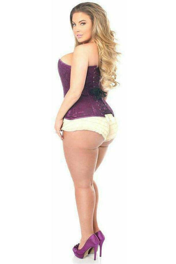 Daisy Corsets Lavish Magenta Lace Overbust Corset w/Zipper - Daisy Corsets - Flyclothing LLC