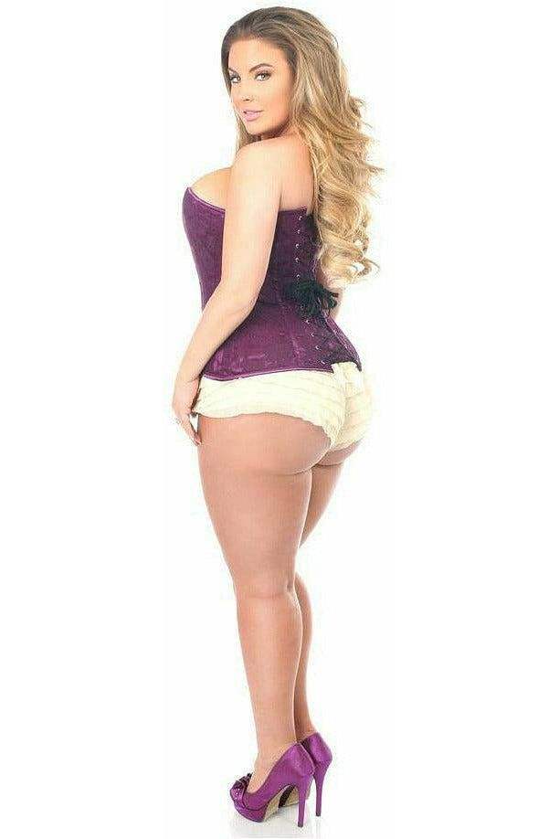 Daisy Corsets Lavish Magenta Lace Overbust Corset w/Zipper - Daisy Corsets - Flyclothing LLC